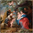 thumbnail image 1 of Cuadro Decorativo - La Sagrada Familia bajo un manzano (c. 1632) Jr  Impresión en canvas, estrechado., 1 of 2