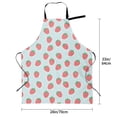 thumbnail image 5 of Lsque Hand Drawn Strawberry Waterproof Apron Chef Aprons for Men Heavy Duty Chemical Work Apron Extra Long Grilling Aprons with Adjustable Bib Apron, 5 of 9