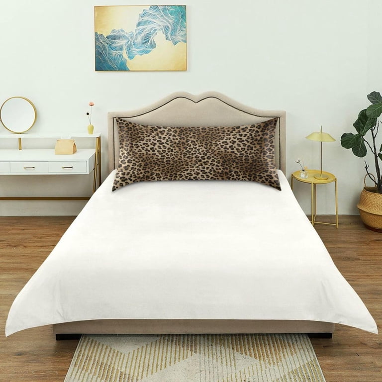 Slip NEW Queen Size Silk Pillowcase in Leopard Print CALA Products | Beauty Sleep Collection main image 2