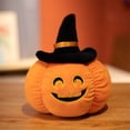 thumbnail image 2 of Pumpkin Pillow, Halloween Plush Pumpkin Cushion with Witch Hat, Throw Pillows for Sofa, Car,, 2 of 2