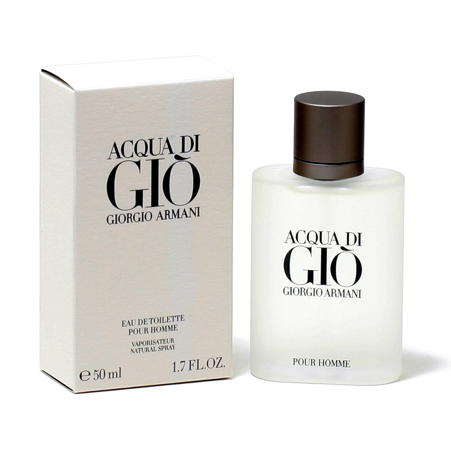 ($70 Value) Giorgio Armani Acqua Di Gio Eau De Toilette Spray, Cologne for Men, 1.7 Oz