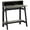 Black/French Oak Grey, variant on A-Frame Computer Desk in Black and French Oak Grey Finish