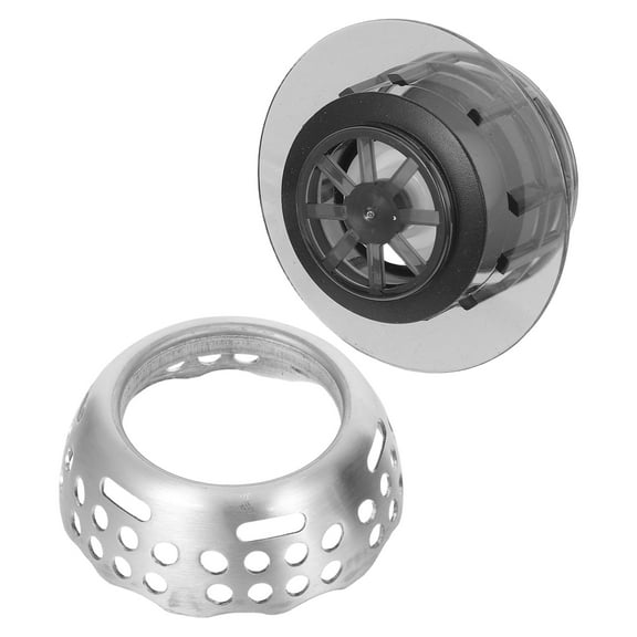 PartyKindom Shower Hair Catcher Pop-Up Tub Stopper Stainless Steel 1Pcs