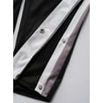 thumbnail image 6 of Kaerm Kids Boys Girls Basketball Pants Post Surgery Button Elastic Waist Pants with Pockets Hip-Hop Dance Pants Black XS, 6 of 7