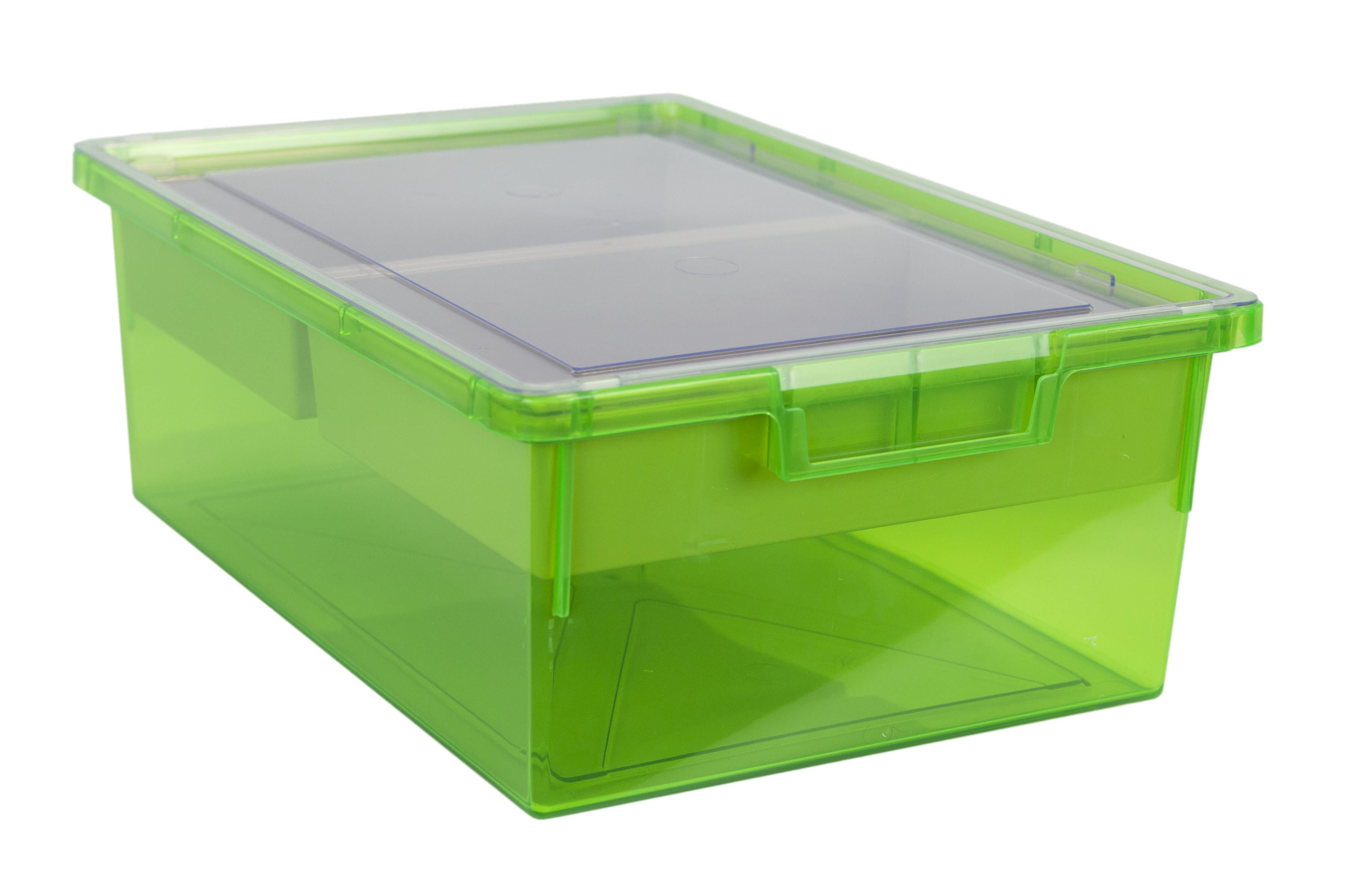 Divided 3-Compartment Plastic Caddies, 10x8.75x7.5 in.