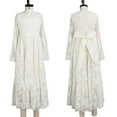 thumbnail image 3 of Vestido de encaje para niñas, Vestidos de fiesta de boda de flores para niños, Vestidos de tul con perlas para niñas, Vestidos de princesa para niños de verano, 3 of 5