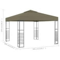 thumbnail image 3 of vidaXL Gazebo Outdoor Canopy Patio Pavilion Sun Shelter Party Tent Marquee, 3 of 16