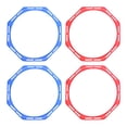 thumbnail image 1 of FONWILYO 4Pcs Octagonal Agility Rings Plastic Speed Circles for Football Basketball Soccer Training, 1 of 7