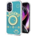 thumbnail image 6 of Designed for Samsung Galaxy S24+ /S24 Plus Smiling Glitter Ornament Bling Sparkle with Ring Stand Hybrid Slim TPU + Hard Back Shell Phone Case Cover [Blue], 6 of 8