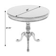 thumbnail image 4 of Butler Specialty Company Carissa 30" Wood Pedestal Foyer Table - Cherry Brown, 4 of 7