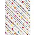 thumbnail image 1 of Well Woven 09665 Dandy Dots & Stripes Kids Rug, Ivory - 5 x 7 ft., 1 of 1