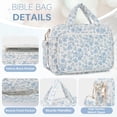 thumbnail image 4 of Soda Candy Bible Cover Case for Women Large Bible Bag Bible Study Supplies Church Camp Essentials Christian Gifts for Women Journaling Kit Quilted Bible Book Sleeve, 4 of 7