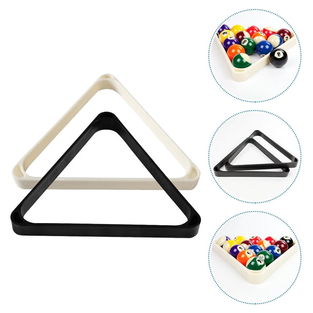 Raindrops 2 Pcs Support Triangle de Billard Durable Accessoire de Table de Billard pour Jeux pour Sélection