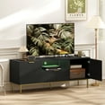 thumbnail image 2 of HOMCOM TV Console with RGB LED Lights, TV Unit for TVs up to 50 Inch, Black, 2 of 10