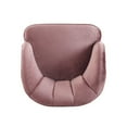 thumbnail image 5 of Upholstered Barrel Accent Chair With Wooden Legs, 5 of 6