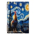 thumbnail image 5 of joogoo A5 Spiral Journal Notebook Chicken Oil Paint College Ruled Notebooks 8.3" x 5.7" 2 PCs, 5 of 8