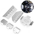 thumbnail image 4 of ANGGREK RC Chassis Plate,RC Car Plate,6Pcs/Set Front Rear Axle Chassis Protection Skid Plate Fit For Trx6 G63 6-Wheel RC Car, 4 of 8