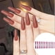 thumbnail image 5 of Juego de 24 piezas de uñas acrílicas extra largas Soidarity resistentes a los arañazos, 5 of 6