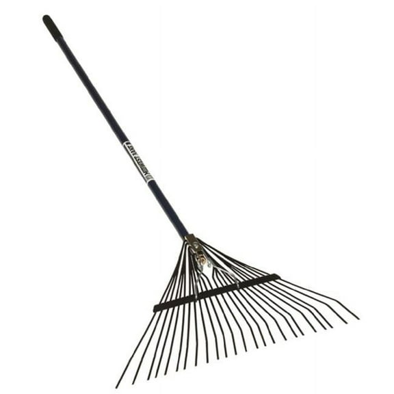 Seymour Midwest 40948 S400 Lawn Rake Steel Head 24-Tine 54 in. Fiberglass Handle