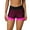 Pink, variant on Attraco Women High Waist Swim Shorts Front Mesh Layer Elastic Boyleg Tankini Bikini Bottom