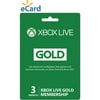 Xbox Live 3 Month Gold Membership (Email Delivery)