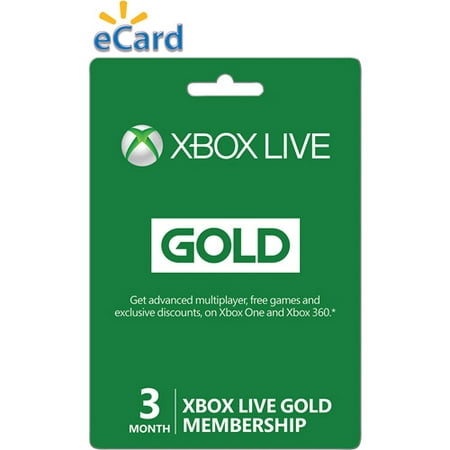 Xbox Live 3 Month Gold Membership (Email Delivery)