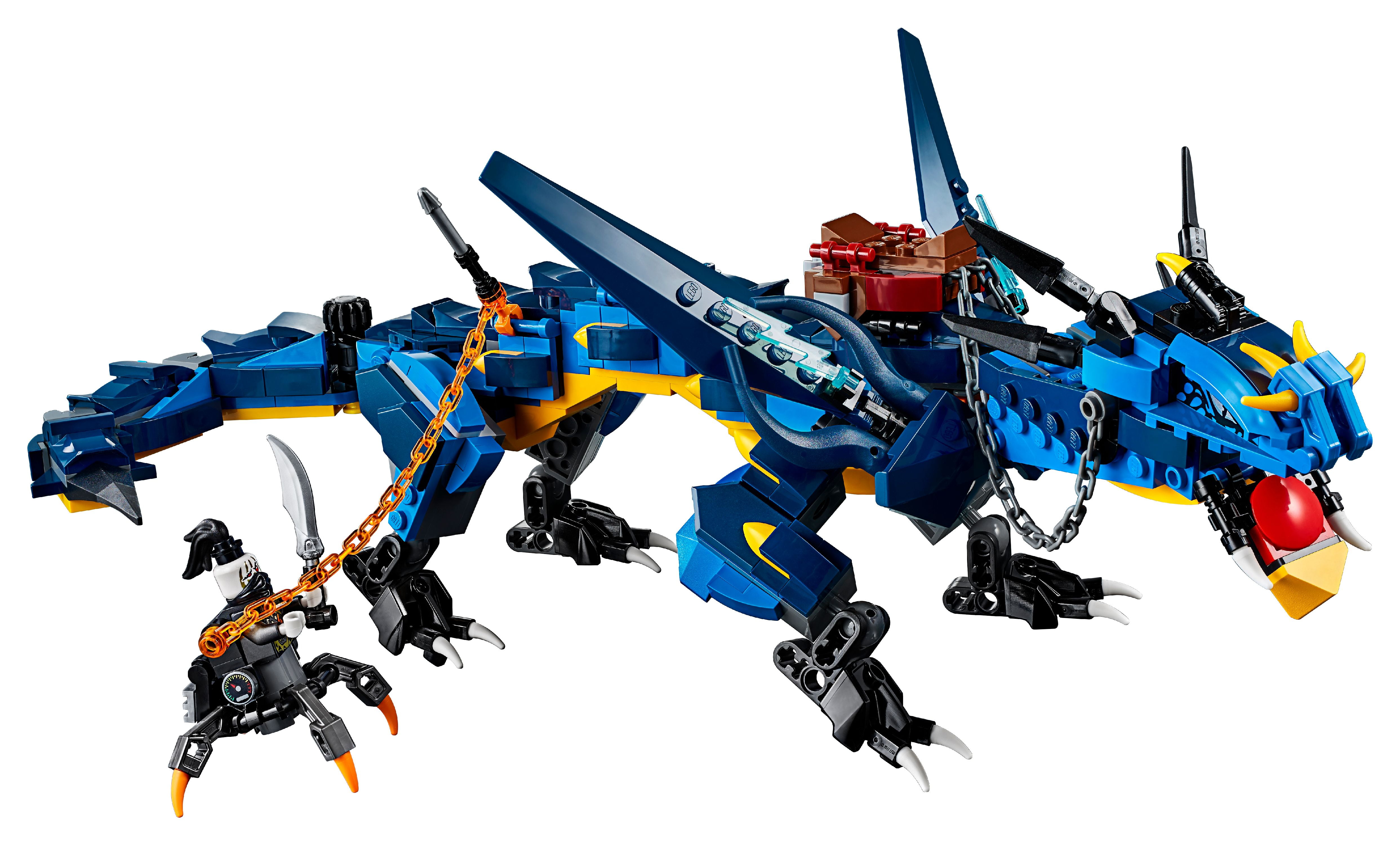 lego ninjago blue dragon set