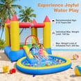 thumbnail image 5 of Costway Inflatable Bounce House with Splash Pool, Water Slide and Bouncy Area for Kids with 370W blower, 5 of 10