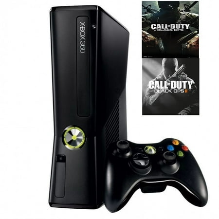 Refurbished Microsoft Xbox 360 4gb Console Call of Duty Black Ops 1 and 2