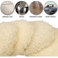 thumbnail image 3 of Wool Buffing Pad For Compound Polishing - 6 Inch/150mm Premium Natural Wool Hook & Loop Attachment Buffing Pads Bonnet, For Car Trucks Rvs Motorcy, 3 of 5