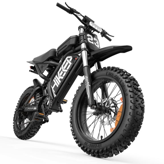 Efunkeep 1500/3000W Peak Off-Road Electric Bike, 52V 40Ah Dual Battery Capacity (UL 2849), 40MPH Fast Adult E-Mountain Bike, 20"x4" Fat Tire Full Suspension MTB