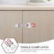 thumbnail image 3 of OUNONA 2Ud Abrazadera Ajustable De Acero Para Puerta Y Caja Uso Decorativo, 3 of 6