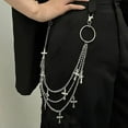 thumbnail image 4 of Goth Pants Chain for Women Men Punk Layered Jean Chains Gothic Pocket Chain for Women Hip Hop Waist Chain Charms, 4 of 16