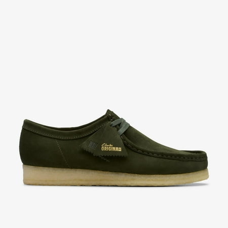 

CLARKS Originals Men s Shoes Wallabee Forest Green Suede Color
