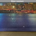thumbnail image 6 of Ambesonne Urban Place Mats Set of 4, Manhattan Sunset Skyline, Standard Size, Multicolor, 6 of 6