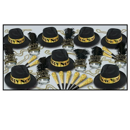 Beistle The Swingin' Gold Kit For 50 People for New Year's Eve