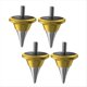 thumbnail image 1 of Pie de Aislamiento de Altavoz, Soporte de Cono Amortiguador para Grabadora de Tocadiscos de Audio de Alta Fidelidad AMP M6 Dorado, 1 of 5