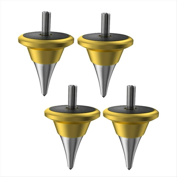 Pie de Aislamiento de Altavoz, Soporte de Cono Amortiguador para Grabadora de Tocadiscos de Audio de Alta Fidelidad AMP M6 Dorado