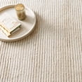 thumbnail image 5 of Dash & Albert Cut Stripe Hand Knotted Viscose/Wool Rug, 10' x 14', Ivory, 5 of 6