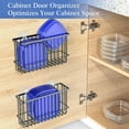 thumbnail image 4 of NiHome Compact Design Over-the-Cabinet Kitchen Lid Storage Door Organizer, 2 Pack, 4 of 8