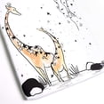 thumbnail image 4 of JumpOff Jo - Fitted Mini Crib Sheet for Portable Crib, Playard, and Playpen Mattresses and Mats, Super Soft 100% Cotton, 24 in. x 38 in. - Giraffe & A Calf, 4 of 7