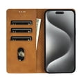 thumbnail image 7 of Allytechgroup Compatible with iPhone XS Max Wallet Case, PU Leather Flip Case with Card Holders RFID Blocking Shockproof Protective Phone Cover for Women Men, Brown, 7 of 7