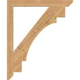thumbnail image 3 of Ekena Millwork 3 1/2"W x 38"D x 46"H Merced Slat Smooth Bracket, Western Red Cedar, 3 of 4