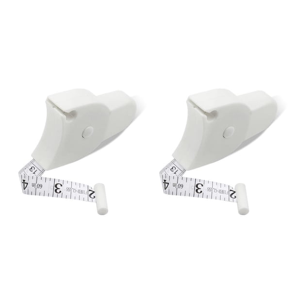 Matsuzay Regla de medición de cinta de medición de fitness corporal de tela autoajustable para niños, herramientas de confección de 60 pulgadas y 150 Blanco 2piezas Matsuzay CBP077082
