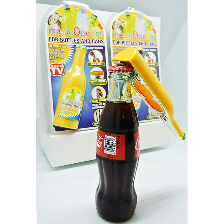 Arthritis Bottle Opener - Magic Opener Combo | Water Bottle Opener | Twist-Off - Plastic Bottles | Easily Open Over 16 Different Plastic Cap Sizes | A