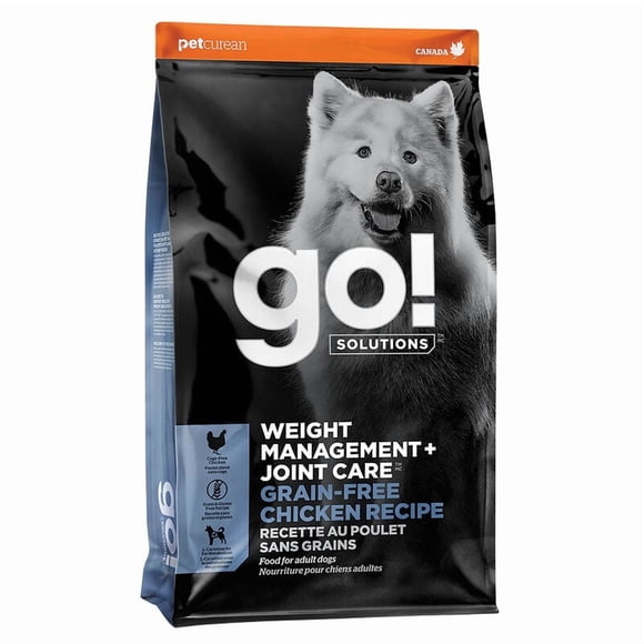 GO! SOLUTIONS, Adult - Weight Management & Joint Care - GF Chicken - Dry Dog Food