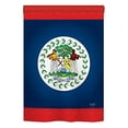 thumbnail image 2 of Breeze Decor 08163 Belize 2-Sided Vertical Impression House Flag - 28 x 40 in., 2 of 2