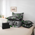 thumbnail image 6 of Manfei Green Dirt Bike Bedding Comforter Set 7-Piece, Motocross Game Full Bedding Set, Motorcycle Track Racing Flag Fitted Sheet Flat Sheet, Luxury Bedroom Decor, 6 of 8