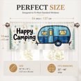 thumbnail image 4 of AshasdS Happy Camping Window Valance Outdoor Theme Curtain Valance RV Camper Style Decorative Home Decor, 4 of 5