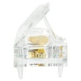 thumbnail image 1 of Transparent Crystal Piano Music Box Set for Home Desk Decorations 1 Piece Metal, 1 of 8